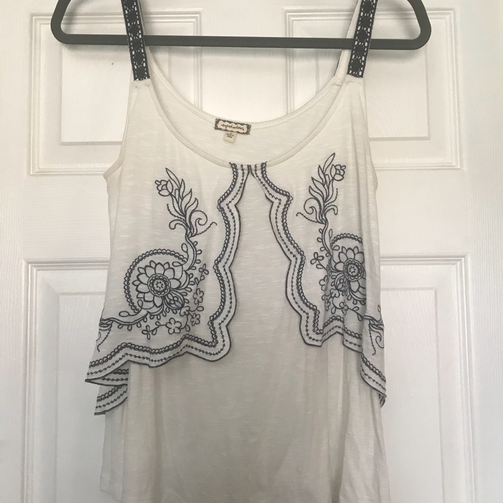 Embroidered Tank by Eyeshadow